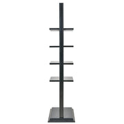 Gondola Free Standing Double Retail Display Shelf Black DIR
