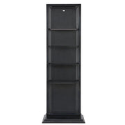 Gondola Free Standing Double Retail Display Shelf Black DIR
