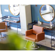 GRAND CANON Salon Styling Chair Chestnut AGS Beauty