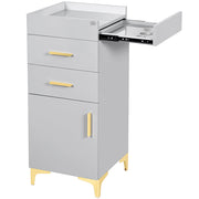 Harper Salon Station Cabinet Gray DIR
