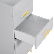 Harper Salon Station Cabinet Gray DIR