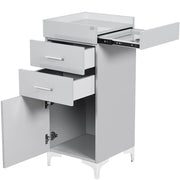 Harper Salon Station Cabinet Gray DIR