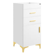 Harper Salon Station Cabinet White DIR