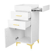 Harper Salon Station Cabinet White DIR