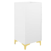 Harper Salon Station Cabinet White DIR