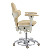 Hazel Ergonomic Microscope Chair - Fully Adjustable Beige DIR