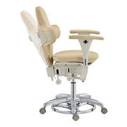 Hazel Ergonomic Microscope Chair - Fully Adjustable Beige DIR