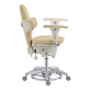Hazel Ergonomic Microscope Chair - Fully Adjustable Beige DIR