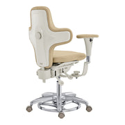 Hazel Ergonomic Microscope Chair - Fully Adjustable Beige DIR
