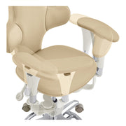 Hazel Ergonomic Microscope Chair - Fully Adjustable Beige DIR