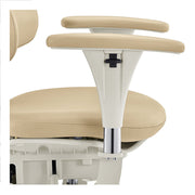 Hazel Ergonomic Microscope Chair - Fully Adjustable Beige DIR