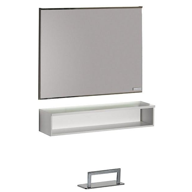 Horizon Mirror Styling Station w/ Storage Salon Ambience