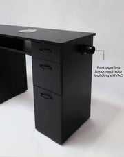 Triple Manicure Table w/ NO MOUNTED TOP - Edge Line Belava
