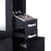 SIENA Single Sided Styling Station Matte Black AGS Beauty