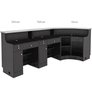 Janus LED Illuminated Reception Desk - Combination DIR