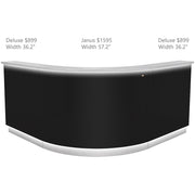 Janus Combination - LED Illuminated Curved Reception Desk