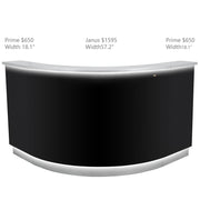 Janus LED Illuminated Reception Desk - Combination DIR