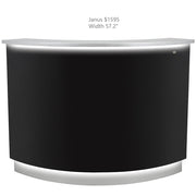 Janus LED Illuminated Reception Desk - Combination DIR