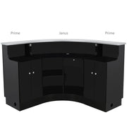 Janus LED Illuminated Reception Desk - Combination DIR