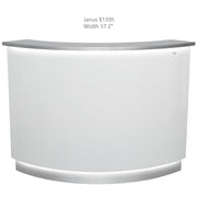 Janus LED Illuminated Reception Desk - Combination DIR