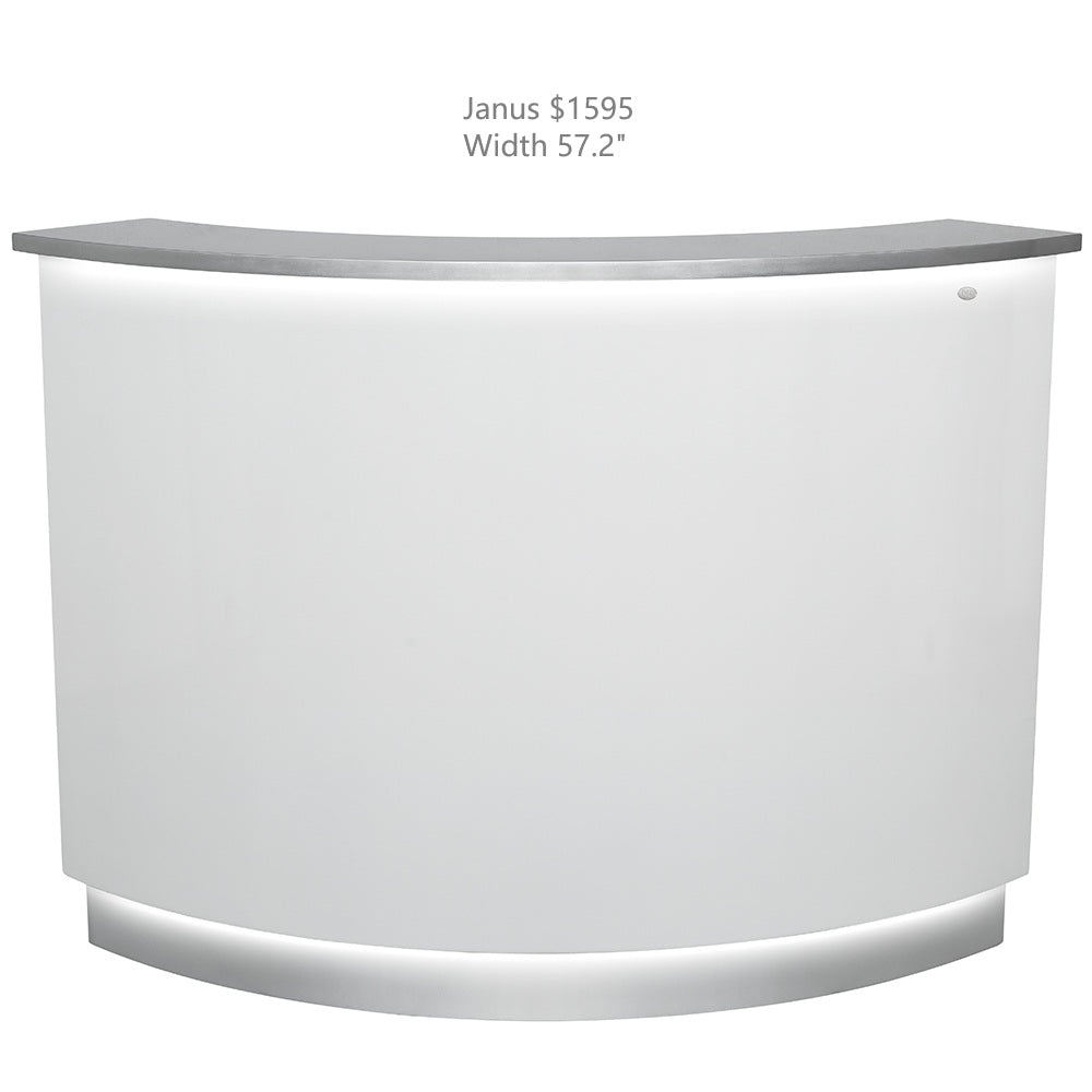Janus Combination - LED Illuminated Curved Reception Desk
