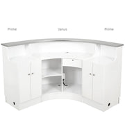 Janus LED Illuminated Reception Desk - Combination DIR