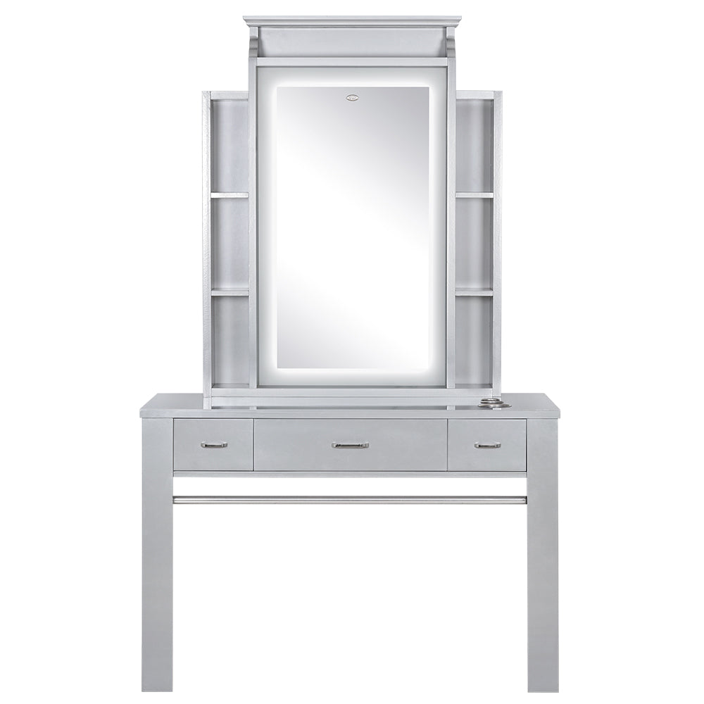 Kapuka LED Lighted Hair Stylist Station