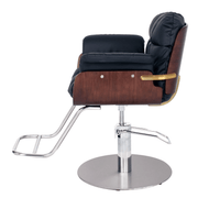 KYOTO Salon Styling Chair Matte Black AGS Beauty