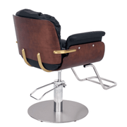 KYOTO Salon Styling Chair Matte Black AGS Beauty