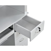 Langara LED Lighting Reception Desk Gray DIR
