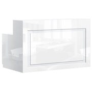 Lume Reception Desk in White Whale Spa