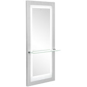 Luna LED Lighted Hair Salon Station and Wall Mirror