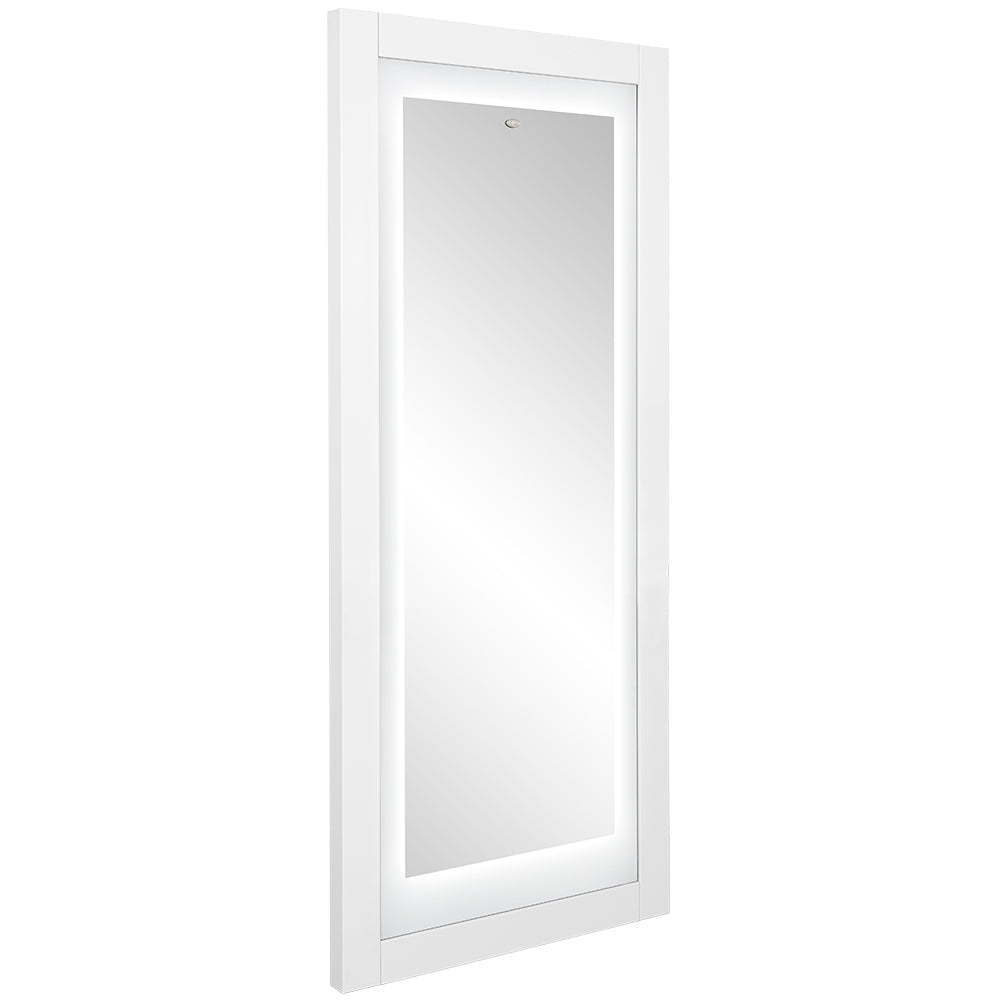 Luna LED Lighted Hair Salon Station and Wall Mirror