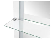 Luna LED Lighted Hair Salon Station and Wall Mirror White DIR