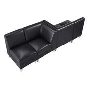 Magic Cubo Waiting Bench - 4 Seats Black DIR
