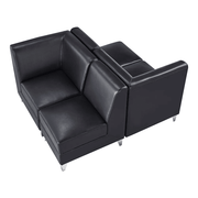 Magic Cubo Waiting Bench - 4 Seats Black DIR