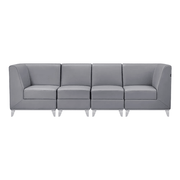 Magic Cubo Waiting Bench - 4 Seats Grey DIR