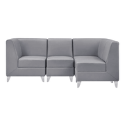 Magic Cubo Waiting Bench - 4 Seats Grey DIR