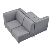 Magic Cubo Waiting Bench - 4 Seats Grey DIR