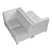 Magic Cubo Waiting Bench - 4 Seats White DIR