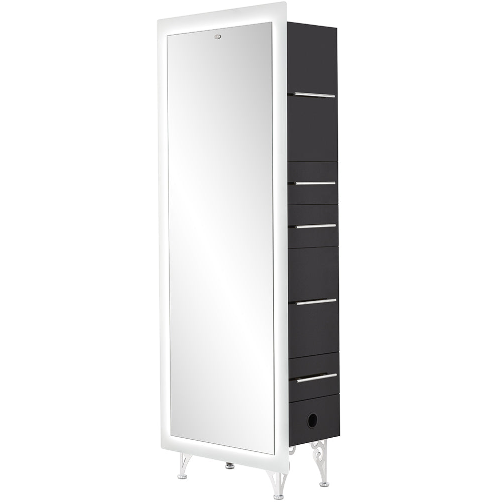 Magic Single LED Lighted Styling Station Black DIR
