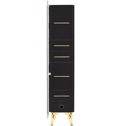 Magic Single LED Lighted Styling Station Black DIR