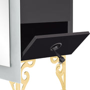 Magic Single LED Lighted Styling Station Black DIR
