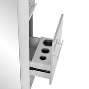 Magic Single LED Lighted Styling Station Silver Gray DIR