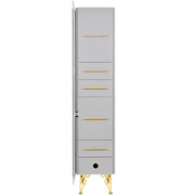 Magic Single LED Lighted Styling Station Silver Gray DIR