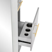 Magic Single LED Lighted Styling Station Silver Gray DIR