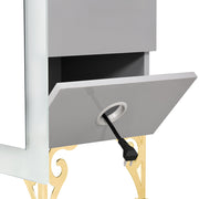 Magic Single LED Lighted Styling Station Silver Gray DIR