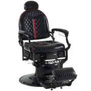 BarberPub Vintage Barber Chair with Headrest, All Purpose Reclining Salon Chair 8730