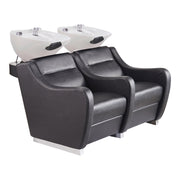 Majestic Double Seats Shampoo Chair – Space-Saving Salon Solution