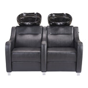 Majestic Double Seats Shampoo Chair – Space-Saving Salon Solution